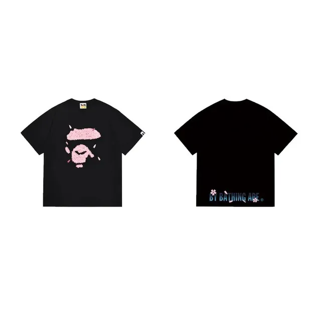 BAPE Shark Hoodie Tee Cherry Blossom