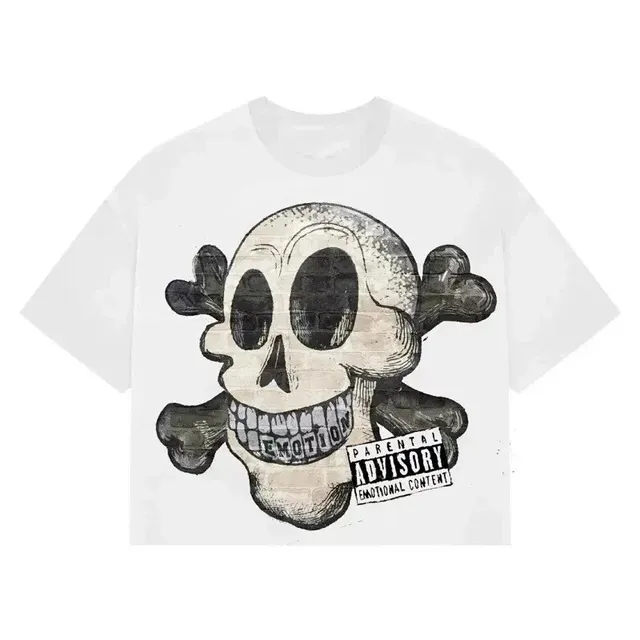 Mixed Emotion Skull Tee Parental Advisory