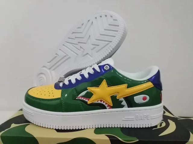 BAPE Shark Air Force 1 Brazil Flag