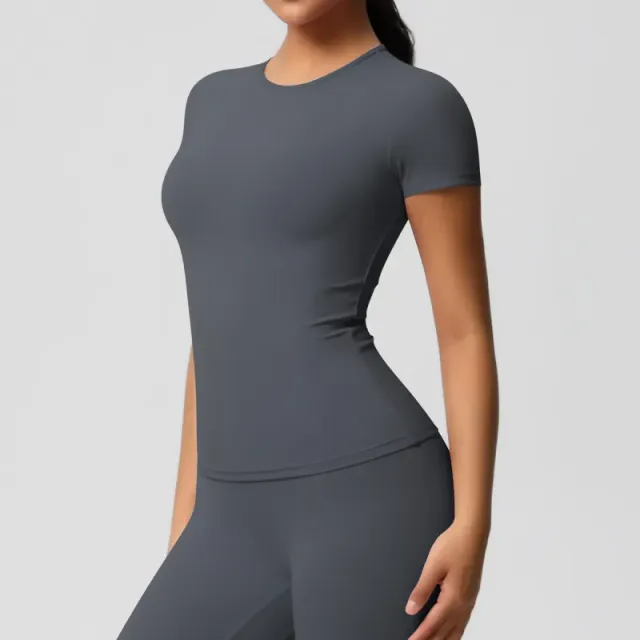 7103 short sleeves-graphite gray