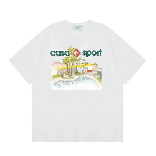 Casablanca Graphic Tee Casa Sport Pool Print