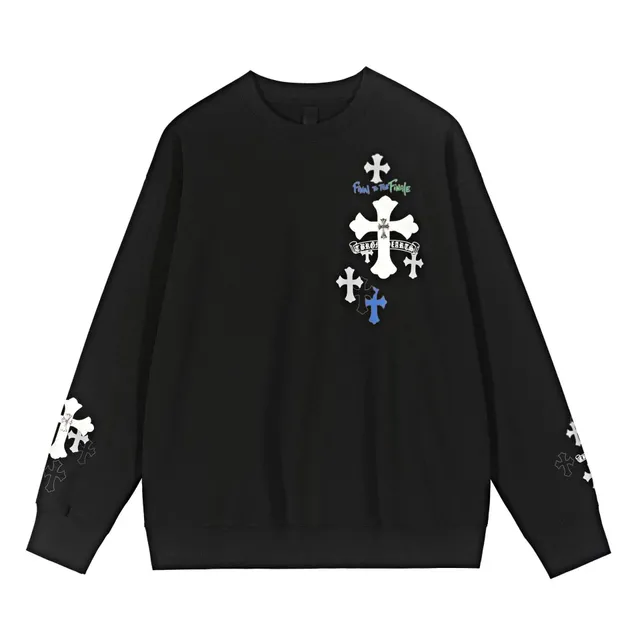 Chrome Hearts Crewneck Sweatshirt Cross Print