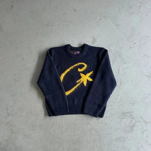Corteiz Knit Sweater C Star Logo