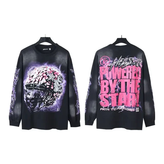 651 long sleeve washed black
