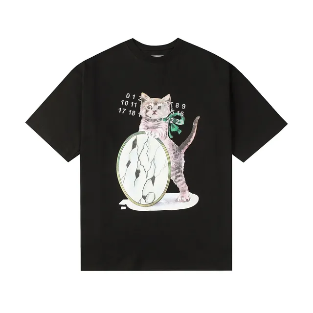 Maison Margiela Graphic Tee Kitten Print