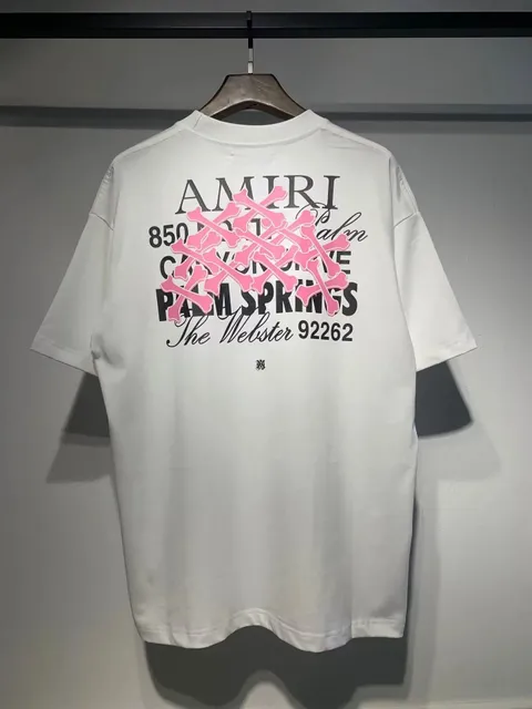 Amiri × Palm Angels Graphic Tee Palm Springs Crossbones