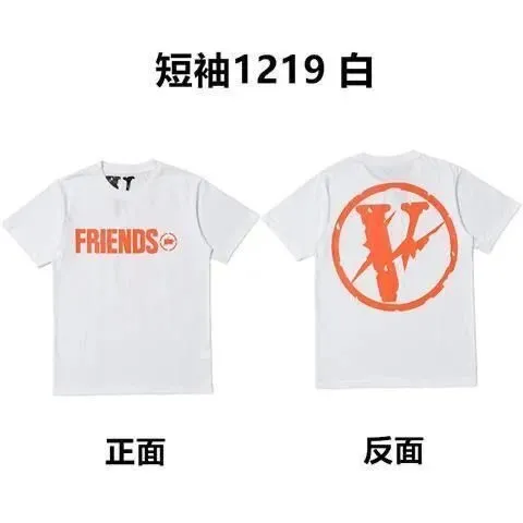 Vlone Short Sleeve T-Shirt Friends Logo