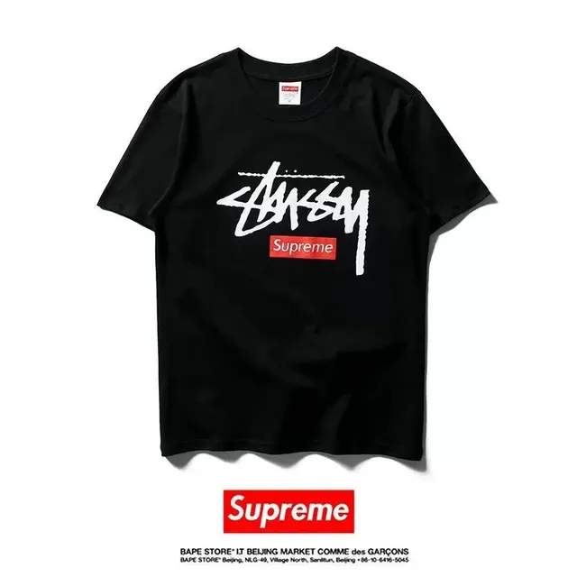Supreme × Stüssy T-Shirt Stussy Logo