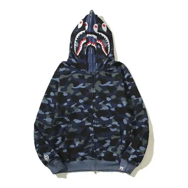 BAPE Shark Hoodie Camouflage