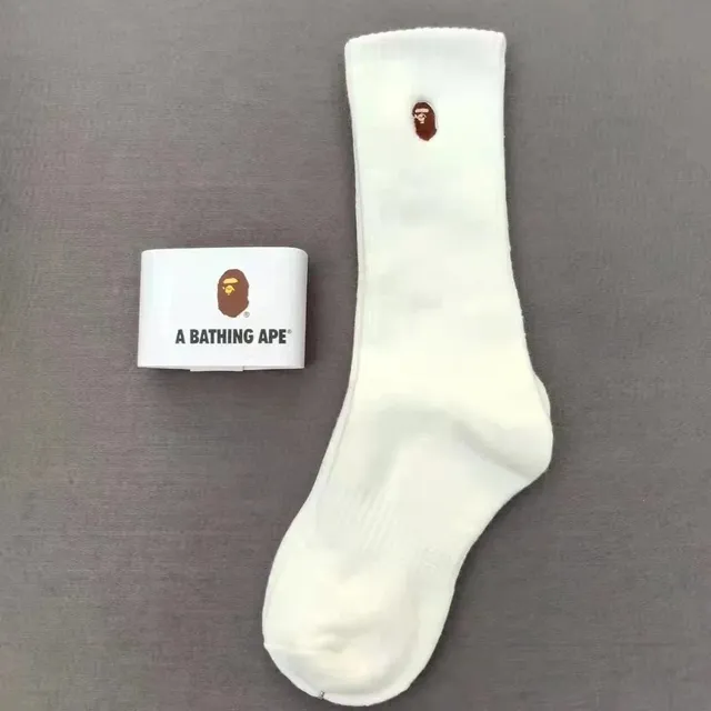 BAPE Crew Sock Ape Head Logo