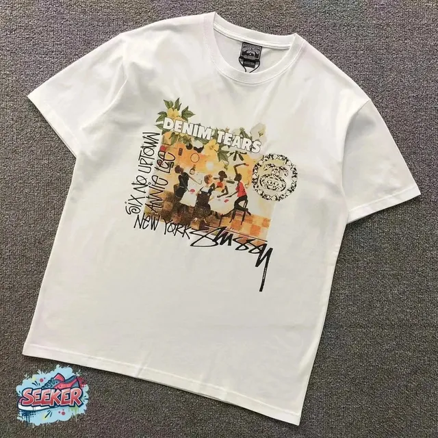 Stüssy Graphic Tee Denim Tears Collab