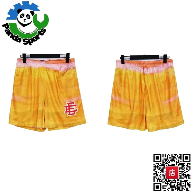 Mesh Shorts Gradient Print