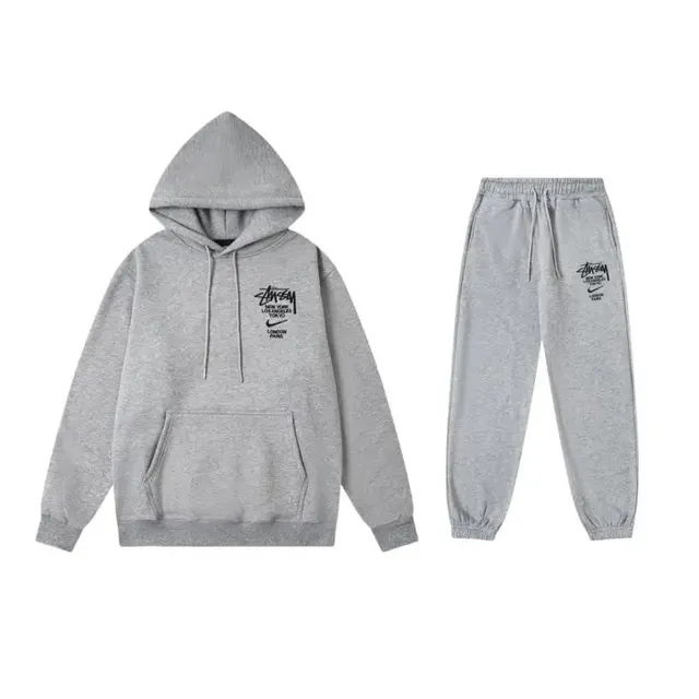 Stüssy × Nike Hoodie and Joggers Set