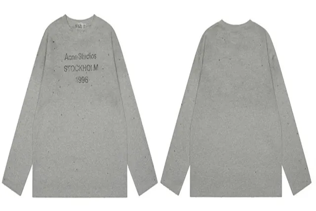 Acne Studios Long-Sleeve Tee Stockholm 1996 Print