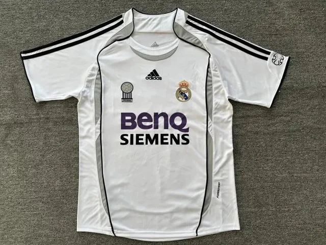 Adidas Real Madrid Home Jersey BenQ Siemens Sponsor