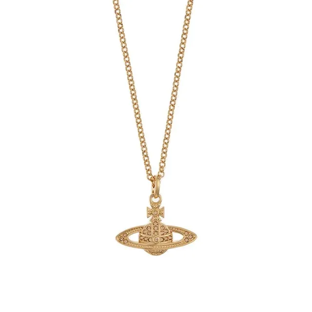 Vivienne Westwood Orb Pendant Necklace Crystal-Embellished