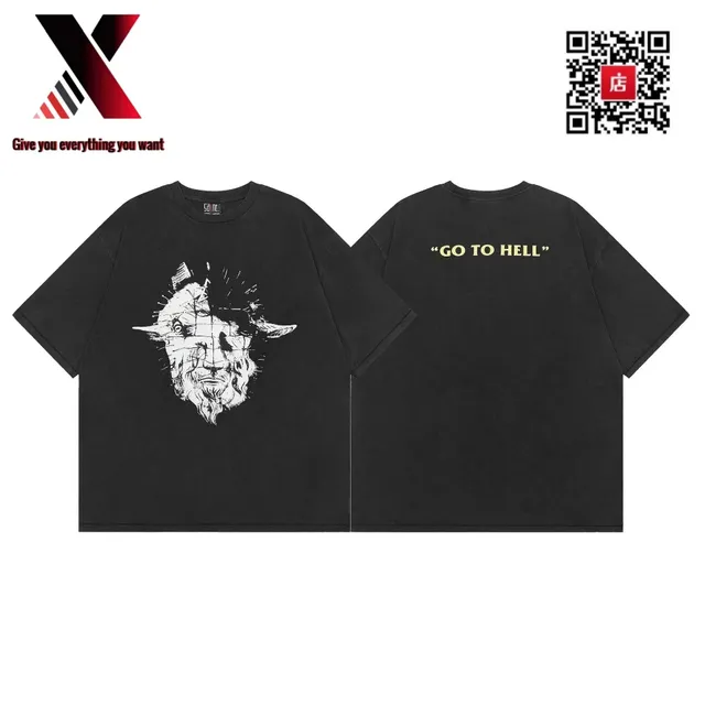 Graphic T-Shirt Go To Hell Print