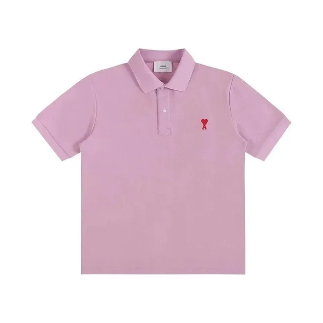 AMI Paris Polo Shirt Heart Logo