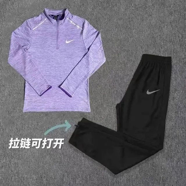 Nike Tech Fleece Set Heather Purple/Black