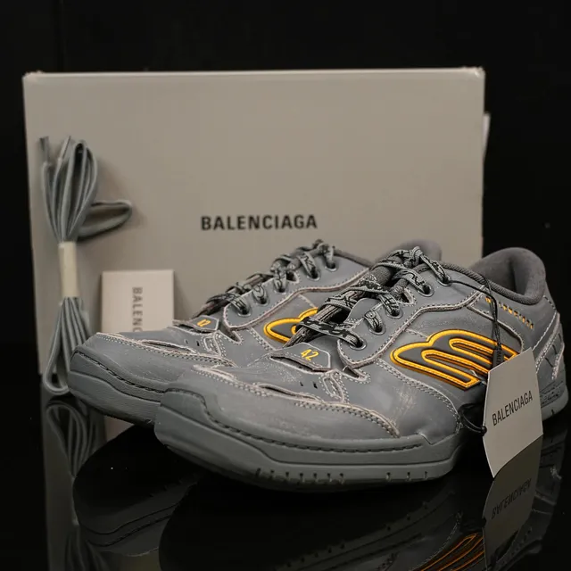 Balenciaga Speed Trainer Grey Yellow