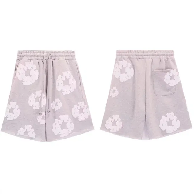 Printed Sweat Shorts Cloud Print