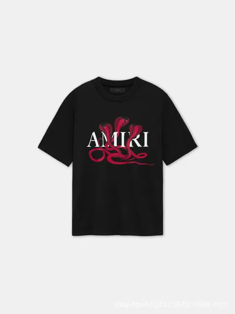 Amiri Graphic Tee Cobra Logo