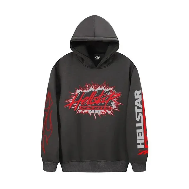 Hellstar Graphic Hoodie Flame Logo