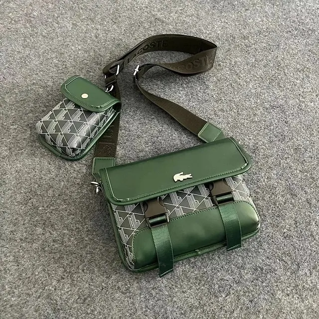 Lacoste Crossbody Bag Set Monogram Print