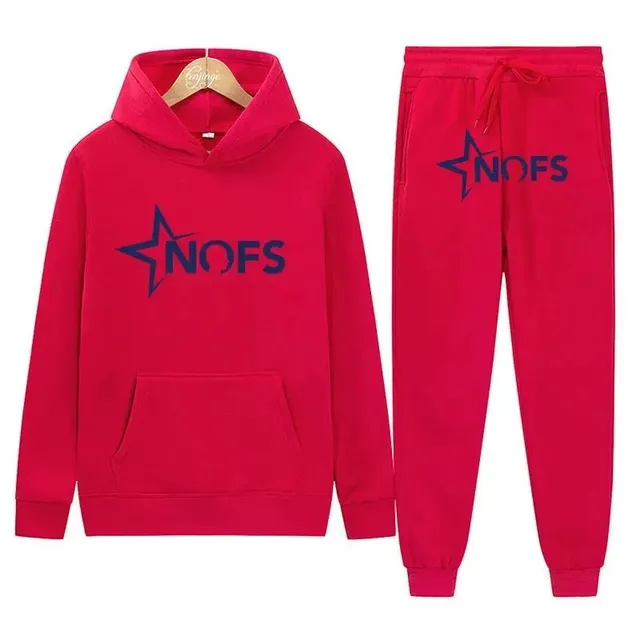 Corteiz Hoodie and Joggers Set Star Logo