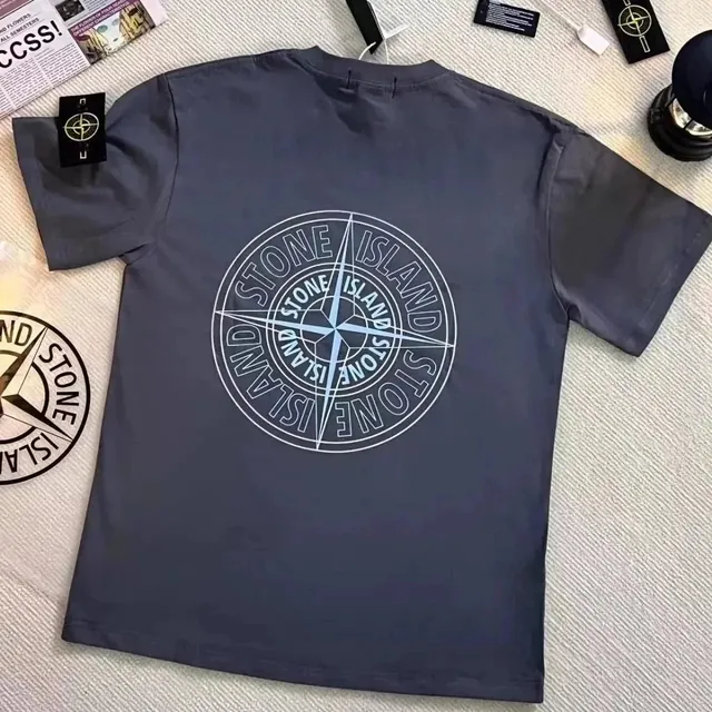 Stone Island Compass Logo T-Shirt Triple Layer Print