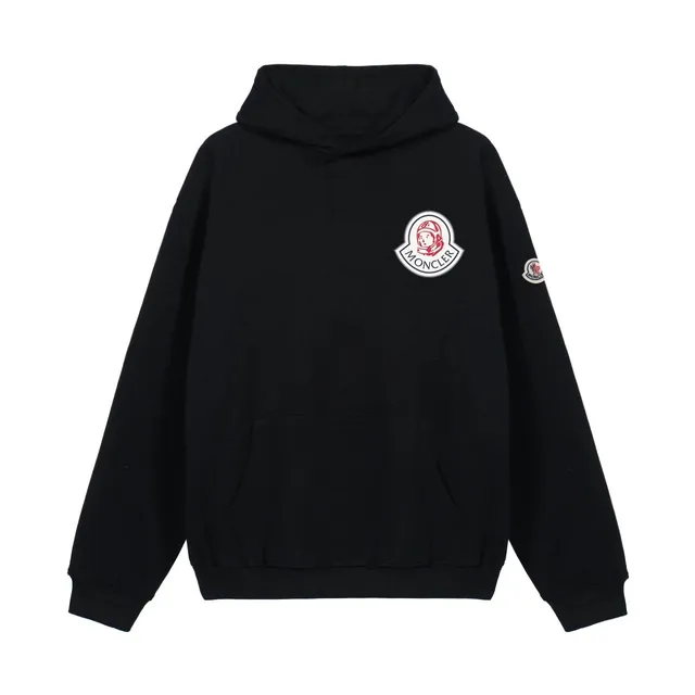 Moncler Hooded Sweatshirt Logo Patch