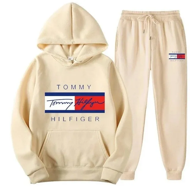 Tommy Hilfiger Hoodie and Joggers Set Signature Logo