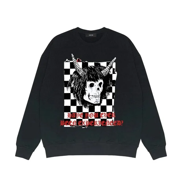 Amiri Crewneck Sweatshirt Skull Horn Graphic