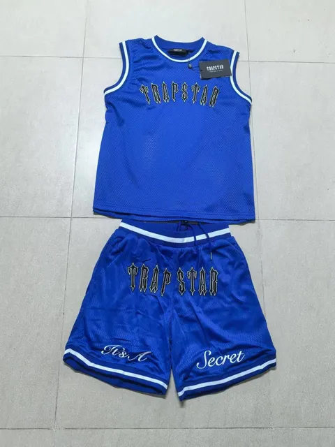 Trapstar Mesh Tank and Shorts Set It's A Secret