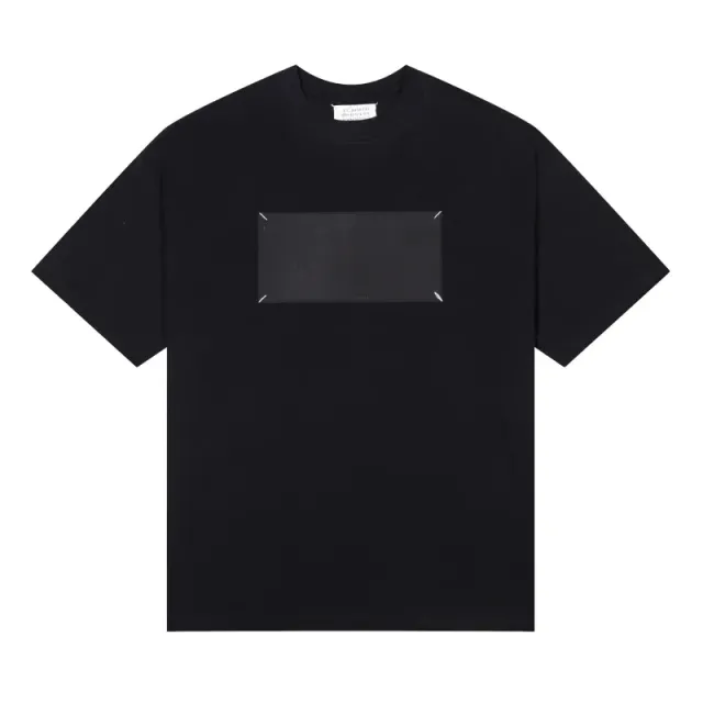 Maison Margiela Tabi T-Shirt Black with Stitched Patch
