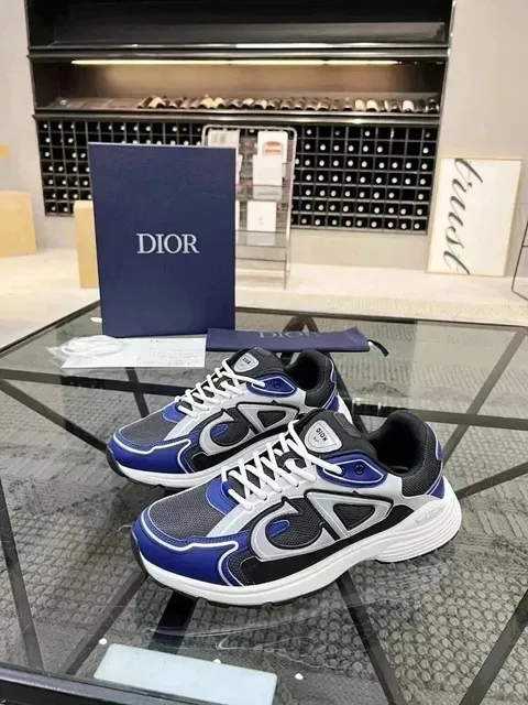 Dior B23 Low Blue and Black