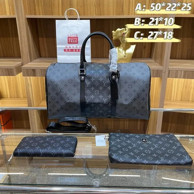 Louis Vuitton Keepall Bandoulière Monogram Eclipse