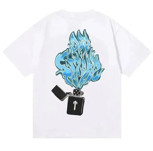 Trapstar Graphic Tee Flame Lighter Print