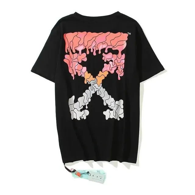Off-White Arrow Graphic Tee Dripping Paint