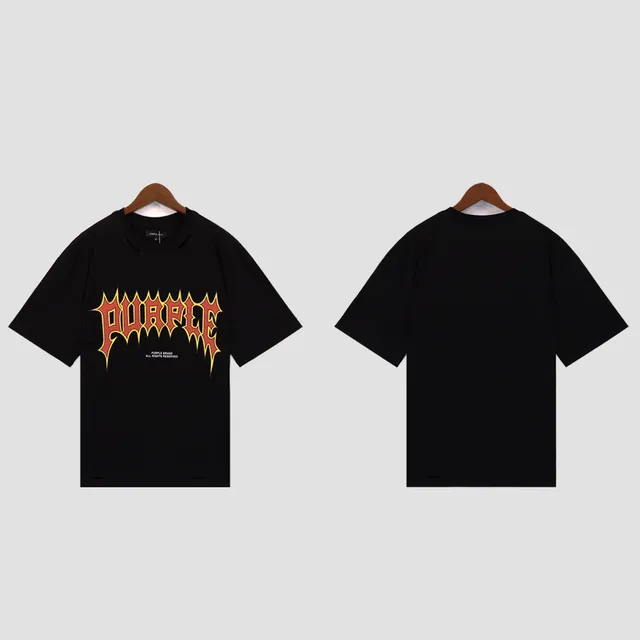Purple Brand Graphic Tee Metal Logo