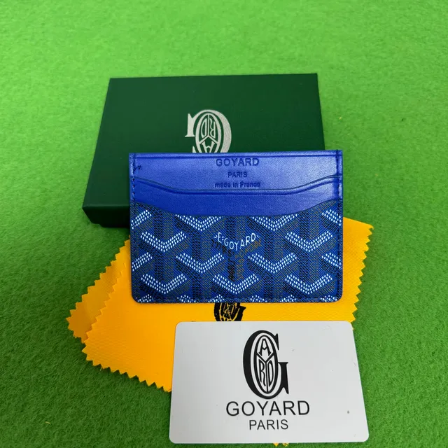 Goyard Card Holder Goyardine Canvas