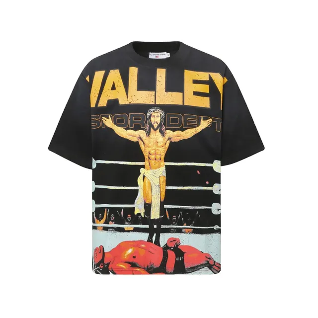 Vale Forever Valley Sport Dept Tee Jesus Wrestling Print