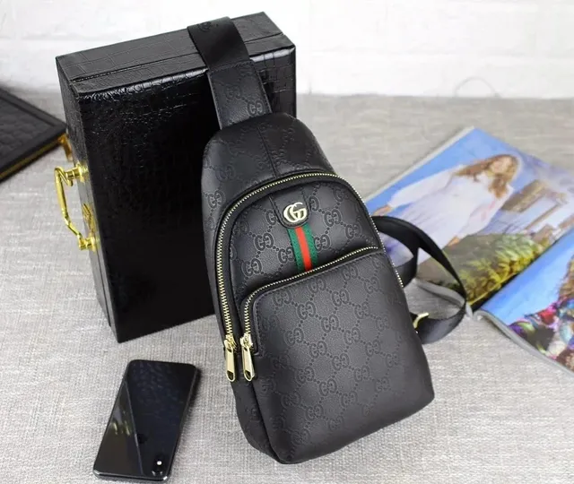 Gucci GG Marmont Belt Bag Black GG Supreme