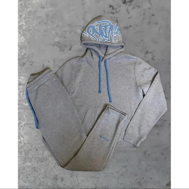 Syna World Hoodie and Joggers Set Graffiti Logo
