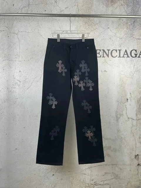 Chrome Hearts Cross Patch Trousers
