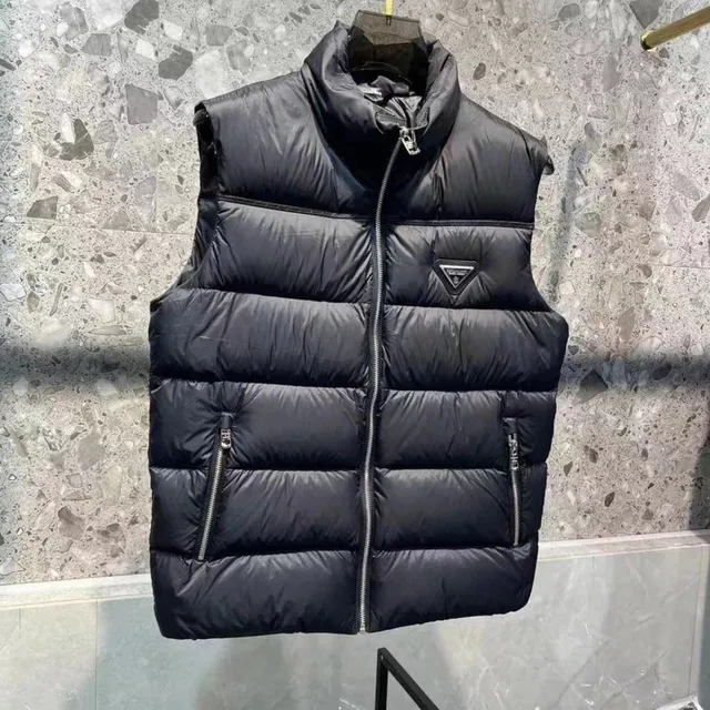 Prada Puffer Vest Triangle Logo