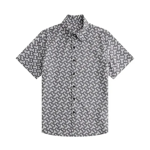 Burberry Button-Up Shirt Monogram Print