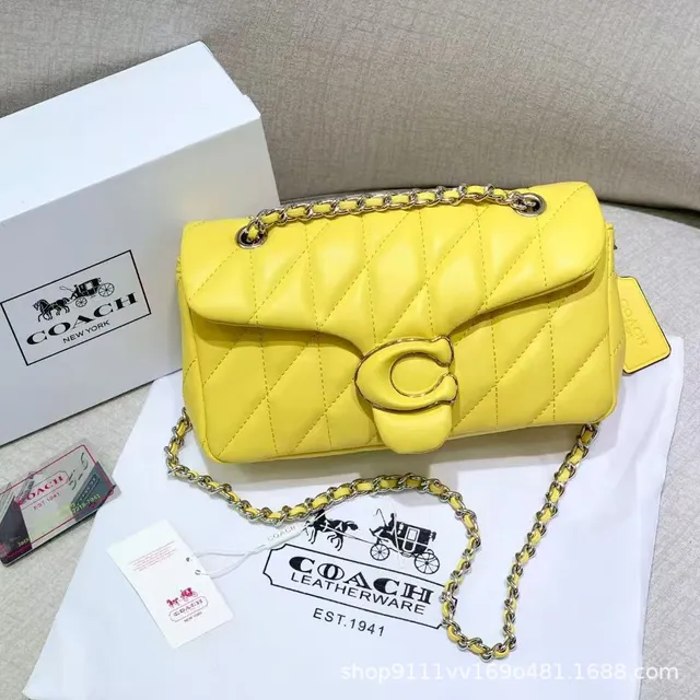 Coach Chain Strap Bag Quilted