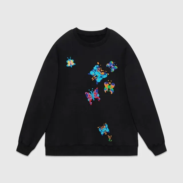 Louis Vuitton Crewneck Sweatshirt Butterfly Embroidery