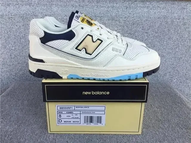 New Balance 550 White Navy Beige